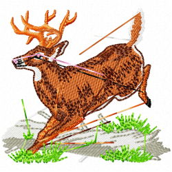 Gazelle Embroidery Design 11